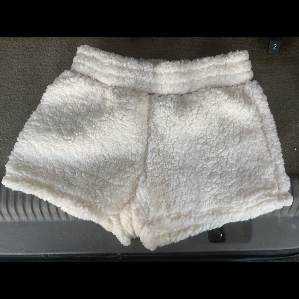 Fluffy shorts